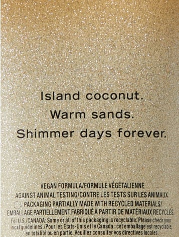 Shimmer Fragrance Lotion Coconut Passion