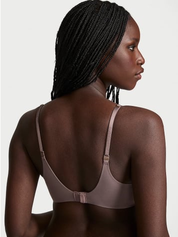 Smooth Lightly Lined Plunge Demi Bra