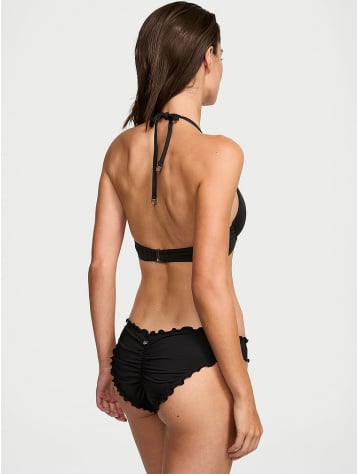 Vs Archives Essential Ruffled Halter Bikini Top