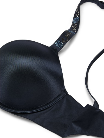 Bombshell Add-2-Cups Electric Orchid Shine Strap Push-Up Bra