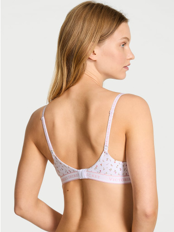 Lightly Lined Cotton Demi Bra