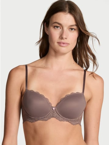 Smooth & Lace Lightly Lined Classic Coverage Demi Bra