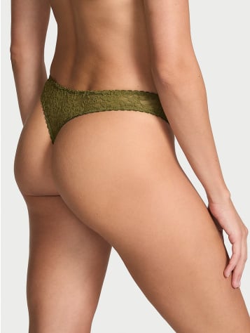 Lacie Lace-Up Bow Thong Panty