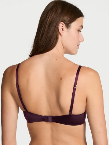 Smooth Lightly Lined Plunge Demi Bra