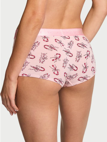 Logo Cotton Boyshort Panty