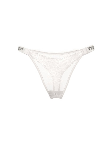 Shine Strap Lace Thong Panty
