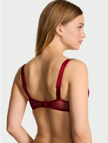Bombshell Add-2-Cups Shine Strap Rose Lace Push-Up Bra
