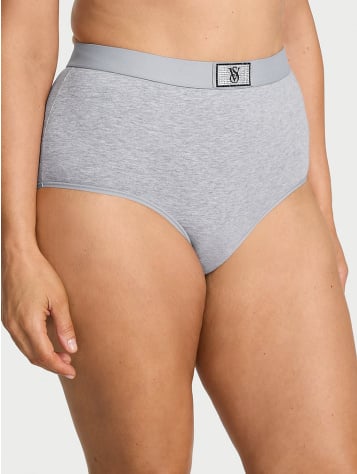 Logo Cotton Shine Patch Modern Brief Panty