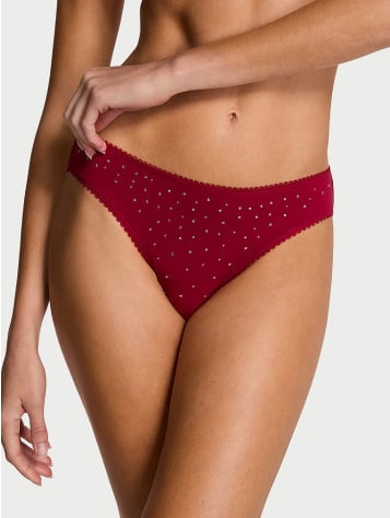 Stretch Cotton Sparkle Bikini Panty