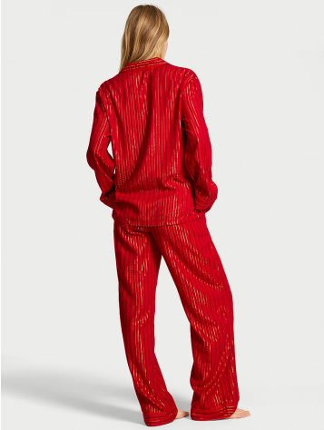 Flannel Long Pajama Set