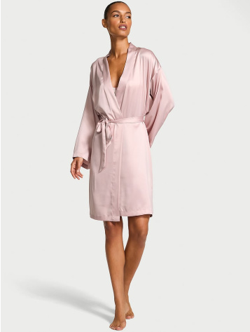 Satin Midi Robe