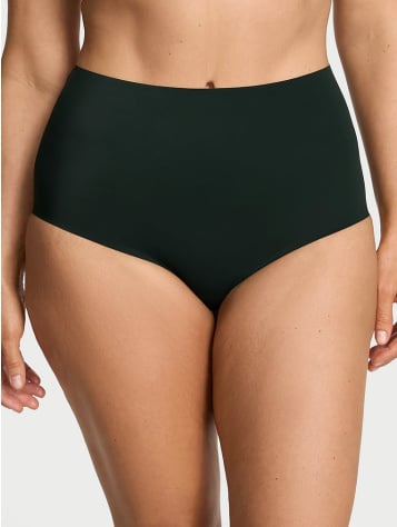 No-Show Plaid Mesh Modern Brief Panty