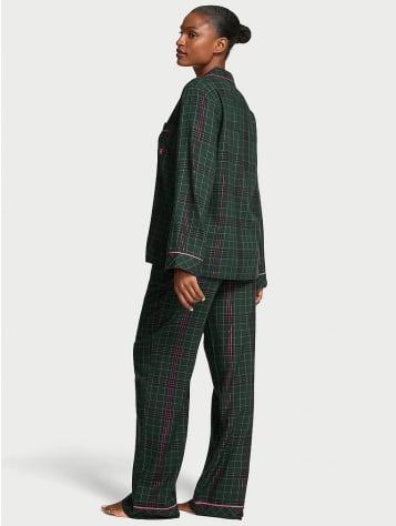 Flannel Long Pajama Set