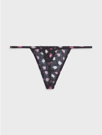 Stretch Cotton V-String Panty