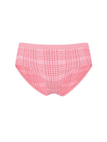 Seamless Shimmer Plaid Hiphugger Panty
