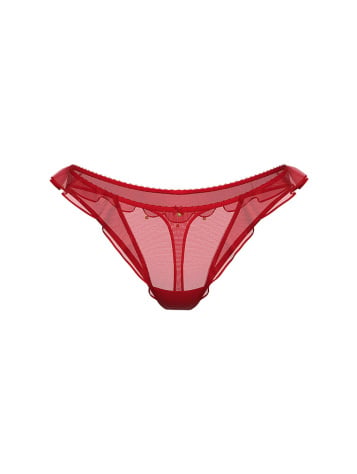 Jingle Belle Ruffled Mesh Thong Panty