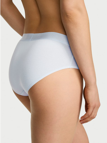 Logo Cotton Heart Shine Patch Hiphugger Panty