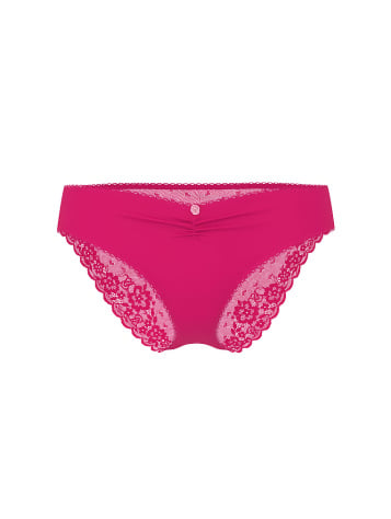 Stretch Cotton Heart Lace Bikini Panty