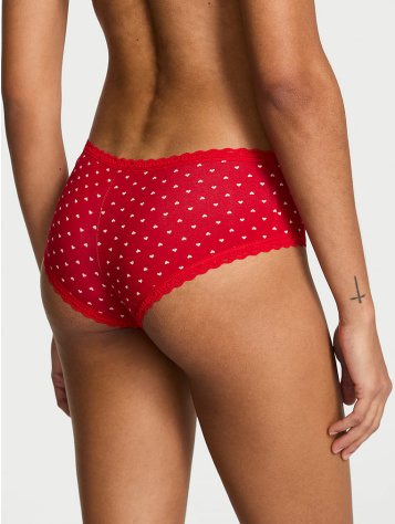 Cotton Lace-Waist Cheeky Panty