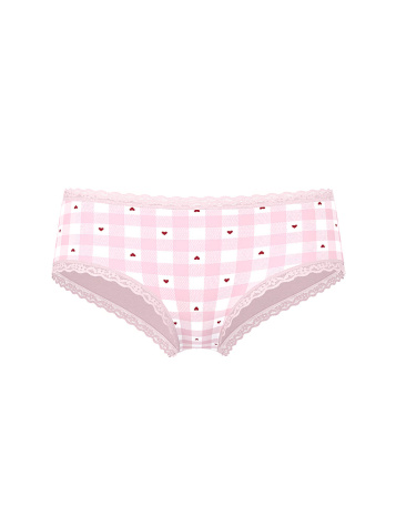 Cotton Lace-Waist Cheeky Panty