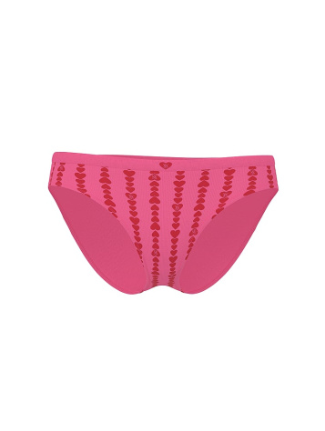 Seamless Heart Stripe Bikini Panty