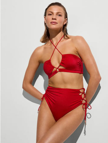 Twist Rope Convertible Bandeau Bikini Top