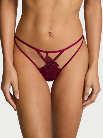 Scarlet Rose Shine Thong Panty