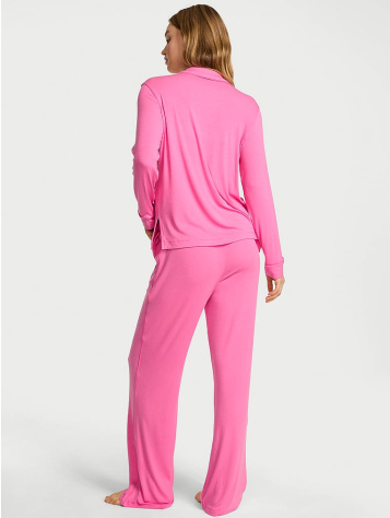 Sosoft Modal™ Ribbed Long Pajama Set