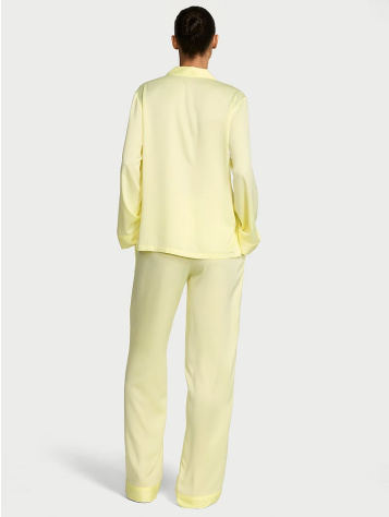 Signature Satin Long Pajama Set