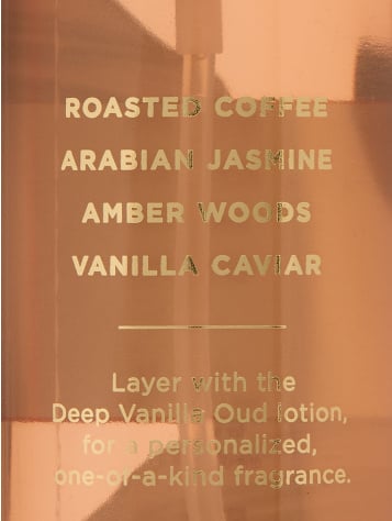 Amber Café Oud Fragrance Mist