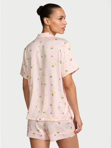 Signature Satin Short Pajama Set