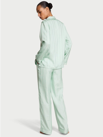 Signature Satin Long Pajama Set