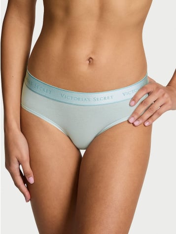 Logo Cotton Hiphugger Panty