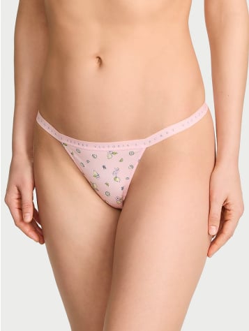Stretch Cotton V-String Panty