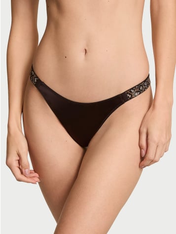 Shine Strap Thong Panty