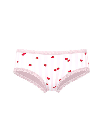 Cotton Lace-Waist Cheeky Panty