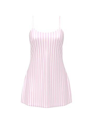 Heritage Stripe Satin Mini Slip