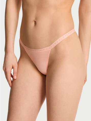 Stretch Cotton V-String Panty