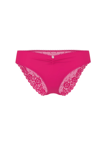 Stretch Cotton Heart Lace Hiphugger Panty
