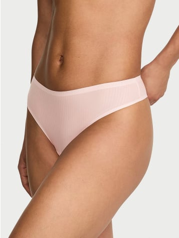 Body By Victoria Flex Shadow Stripe Mid-Rise Thong Panty