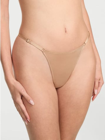 Smooth High-Leg Adjustable V-String Panty