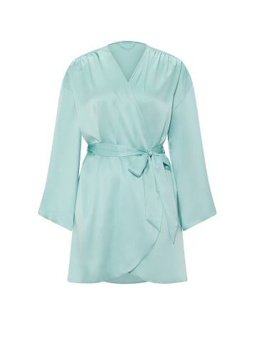 Satin Short Robe