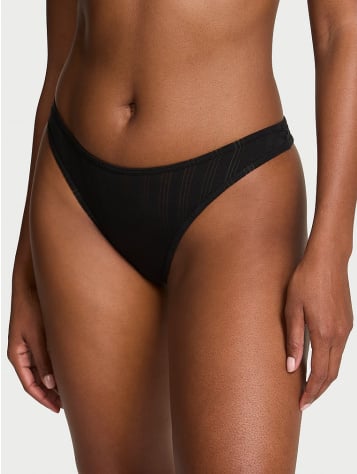 Ultra-Fine Modal High-Leg Scoop Thong Panty