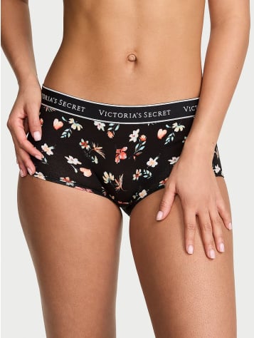 Logo Cotton Boyshort Panty