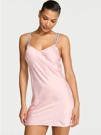 Shine Strap Satin Slip