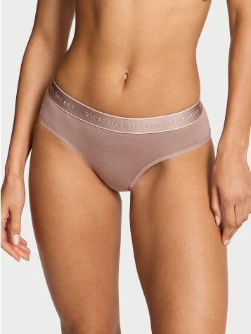Logo Cotton Hiphugger Panty
