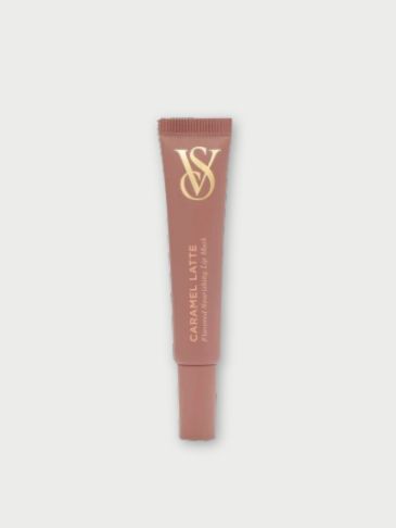 Victoria's Secret Flavored Nourishing Lip Mask tube on a light grey background